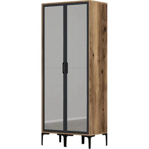cumpără Dulap Trendy Kumsal RR-Nuc, Antracit în Chișinău 
