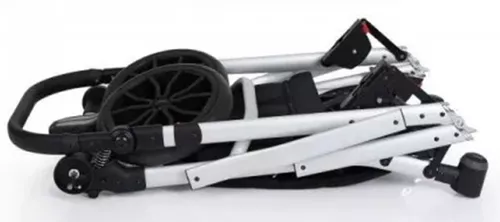 купить Детская коляска Kunert Carucior pentru gemeni Booster gri (bo.1) в Кишинёве 