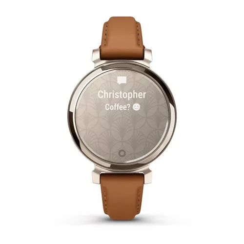cumpără Ceas inteligent Garmin Lily® 2 Classic, Cream Gold with Tan Leather Band (010-02839-02) în Chișinău 