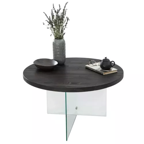 купить Журнальный столик Trendy Serenity, Antracit, Transparent в Кишинёве 