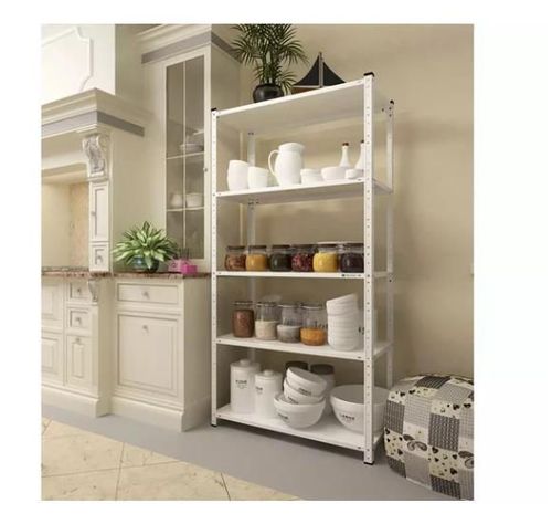 cumpără Raft de depozitare Nex Home Raft metalic Elegant 1840x950x440 mm, 5 rafturi metal, white în Chișinău 