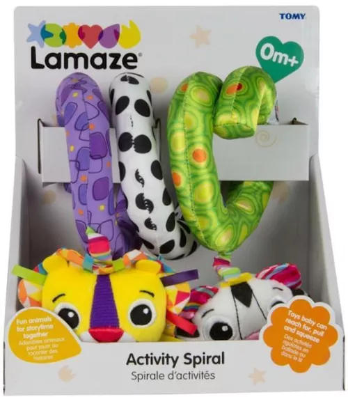 купить Игрушка-подвеска Tomy T27142 Jucărie educativă din pluș cu sunete Spirala cu activități в Кишинёве 