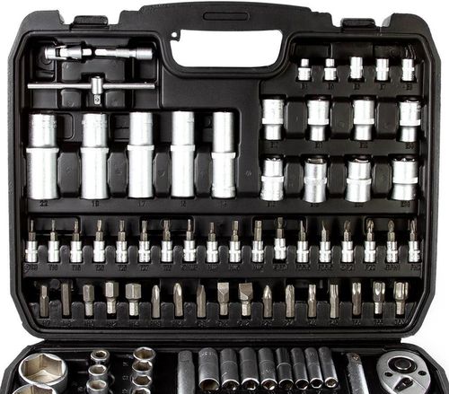 cumpără Set de unelte de mână MAR-POL Set chei CrV-108 piese MAR-POL M58220R în Chișinău 
