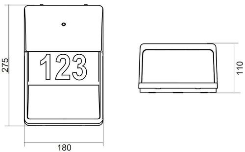 cumpără Aplică exterior Trio MERSEY 40 Вт în Chișinău 