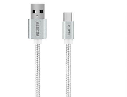 купить ACME CB2041S USB type-C cable, 1m, Silver в Кишинёве 