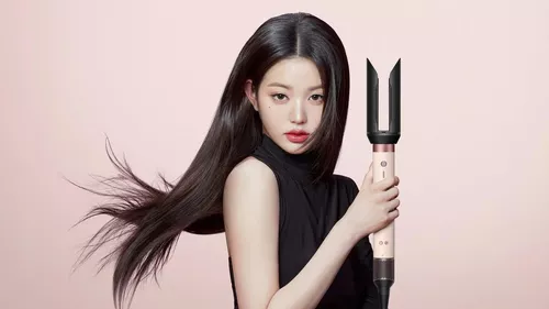 купить Прибор для укладки Dyson HS09 Airwrap Co-anda2x, Straight+Wavy Ceramic pink/Rose gold в Кишинёве 