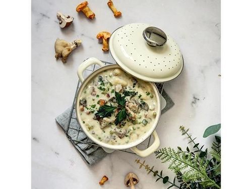 cumpără Cratiță Metalac 57060 Cratita emailata Fiorella 20cm, 2.75L, capac din metal în Chișinău 