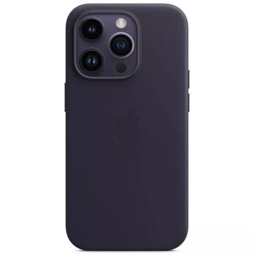 cumpără Husă pentru smartphone Apple iPhone 14 Pro Leather Case with MagSafe, Ink MPPJ3 în Chișinău 