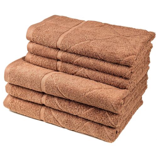 купить Домашний текстиль Sweet Home Полотенце для лица Toscana 50x90 см, 450 г/м2, цвет «Мокка мусс» в Кишинёве 