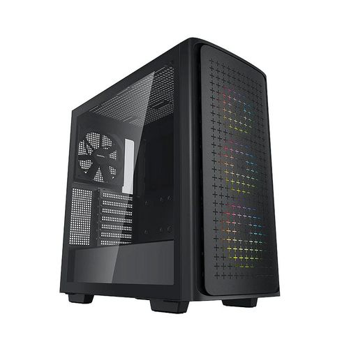 купить Корпус Case Middletower Deepcool CK560 ATX Black, no PSU, Side panel Tempered Glass,  2xUSB3.0, 1xType-C, Audio x 1/Mic x 1, Pre-Installed LED Fans: Front 3X120mm, Rear 1X140mm (carcasa/корпус) в Кишинёве 