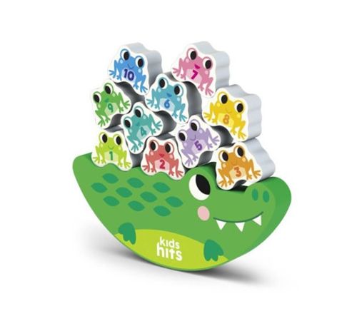 купить Игрушка Kids Hits KH20/033 Деревянная игрушка весы Crocodile в Кишинёве 