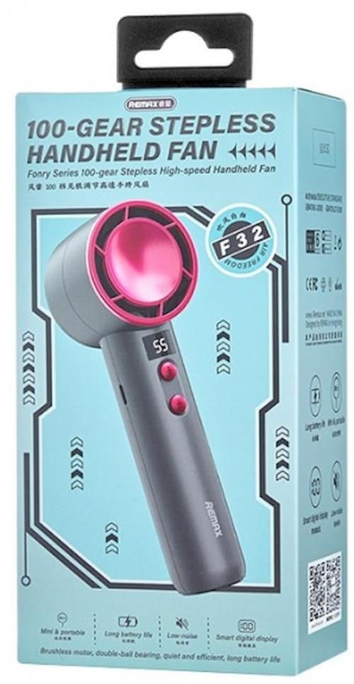 купить Вентилятор настольный Remax Handheld Fan F32 Gunmetal Purple в Кишинёве 