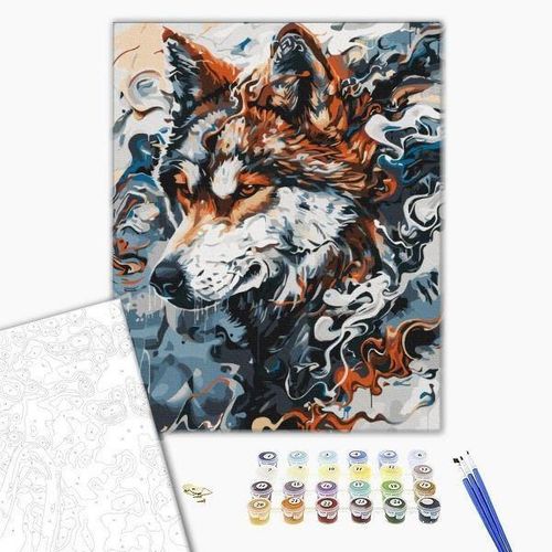 купить Картина по номерам BrushMe BS53928FC 40х50cm (fără cutie) Spiritul pădurii в Кишинёве 