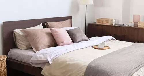 купить Кровать Fabrik Home Linia Uno орех каменный 160*200 в Кишинёве 