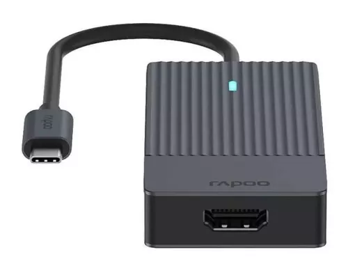 cumpără Adaptor de rețea USB Rapoo 217688 UCM-2001 USB-C Adapter 4-in-1 în Chișinău 