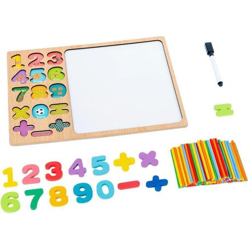 cumpără Puzzle misc 7750 Tabla din lemn p/u copii Calculation Drawing 232-167 în Chișinău 