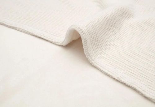 cumpără Lenjerie de pat pentru copii Jollein 517-511-67031 Paturica Basic Knit Ivory/Coral Fleece, 75x100cm în Chișinău 