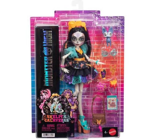cumpără Păpușă Mattel JHK34 Skelita Calaveras, cu accesorii în Chișinău 