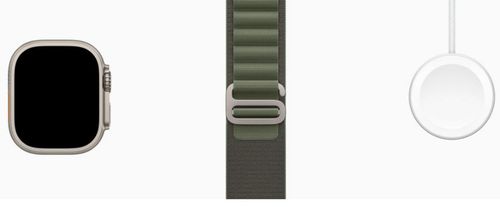 купить Смарт часы Apple Watch Ultra GPS/Cellular Titanium 49mm Green Alpine MQFN3 в Кишинёве 