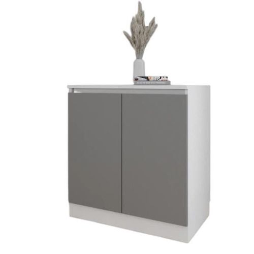 купить Комод Smartex (16435) Т8 100cm Alb+Grafit в Кишинёве 