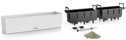 cumpără Ghiveci pentru flori Lechuza Balconera Cottage 80, Mocha în Chișinău 