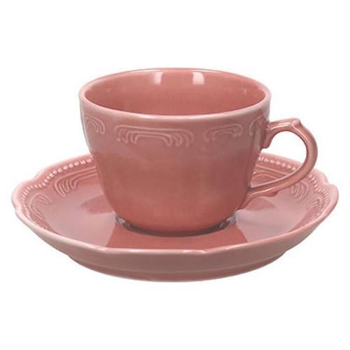 купить Набор посуды Tognana 48835 Набор чашек V.Wenna Charme 4шт с блюдцами, розовый в Кишинёве 