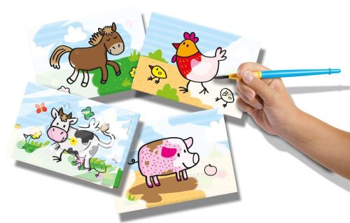 cumpără Set de creație Ses Creative 14455 Водная разукрашка Farm animals în Chișinău 