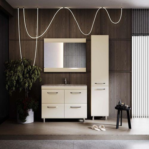 cumpără Dulap pentru lavoar miscellaneous MODERN 100 (GR 100) Bej New în Chișinău 