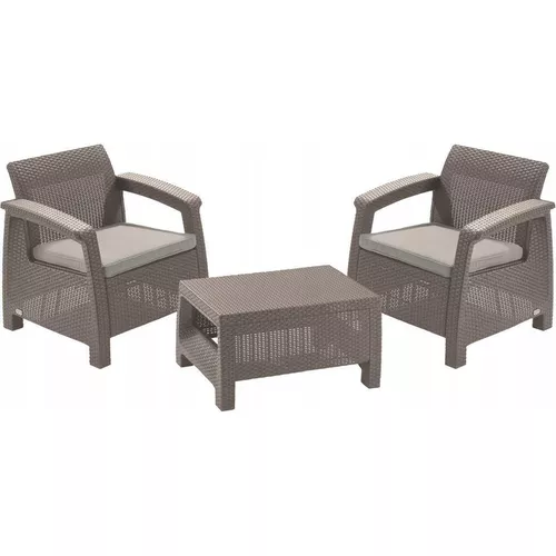 купить Садовая мебель Keter Corfu Weekend Cappuccino/Sand (227630) в Кишинёве 