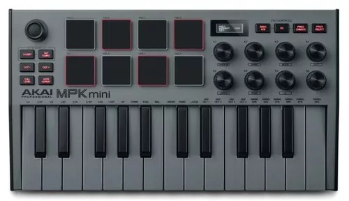 купить MIDI-клавиатура Akai MPK Mini MK3 Grey в Кишинёве 