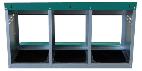 купить Гнездо для кур Des Champs Cuibar pentru găini cu colector de ouă MG03 (3 sectiuni) в Кишинёве 
