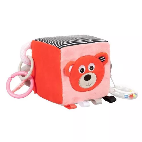 cumpără Zornăitoare Canpol 68/073 cor Мягкий Развивающий Куб 12x12x12 Мишки корал. în Chișinău 