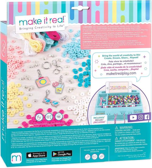 купить Набор для творчества Make it Real 1317M Summer Vibes Heishi Bead Bracelets в Кишинёве 