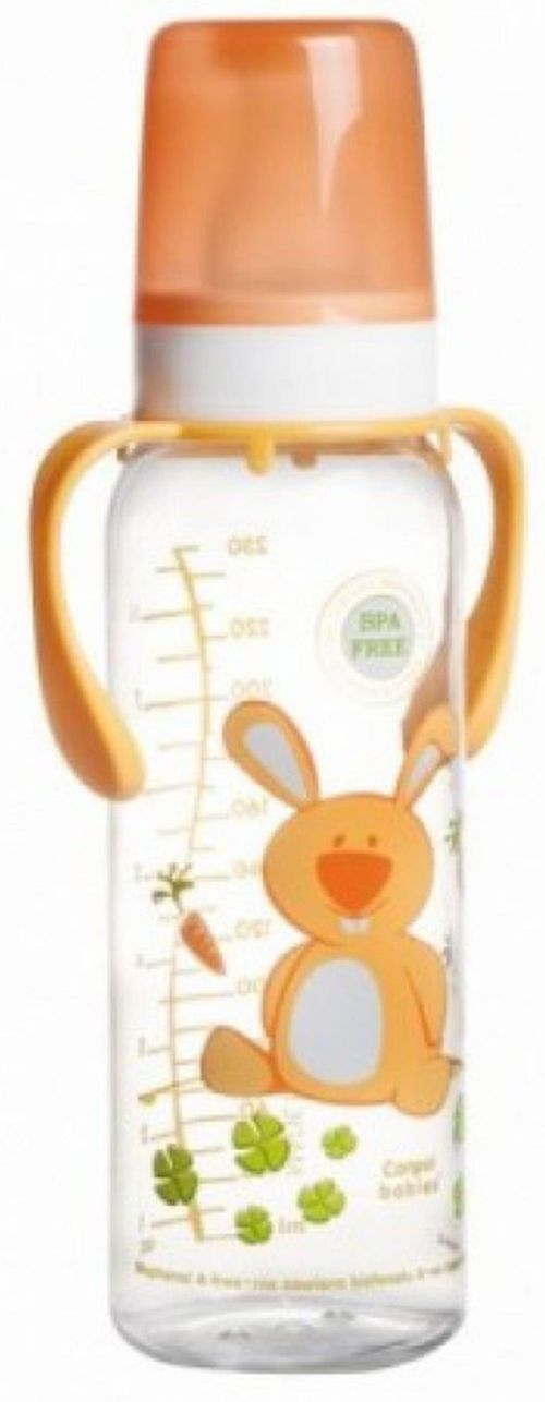 cumpără Cană cu pai Canpol 11/845 Бутылочка с ручкой Happy Animals (12+) 250мл în Chișinău 