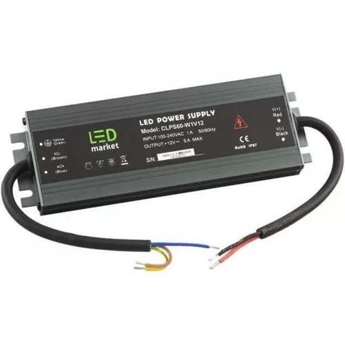 купить Блок питания для освещения LED Market Voltaj Adaptor Slim CV 100W, 12VDC, IP67, CLPS100-W1V12 в Кишинёве 