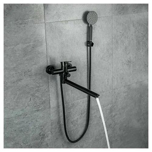 cumpără Baterie pentru cadă Frap F 22801-6 (cada) INOX NEGRU în Chișinău 