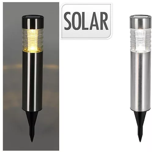 купить Светильник уличный ProGarden 27822 Felinar pe baterie solara H27.5cm, inox в Кишинёве 