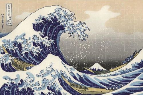 cumpără Puzzle Londji PZ099 Micropuzzle - The Wave Hokusai în Chișinău 