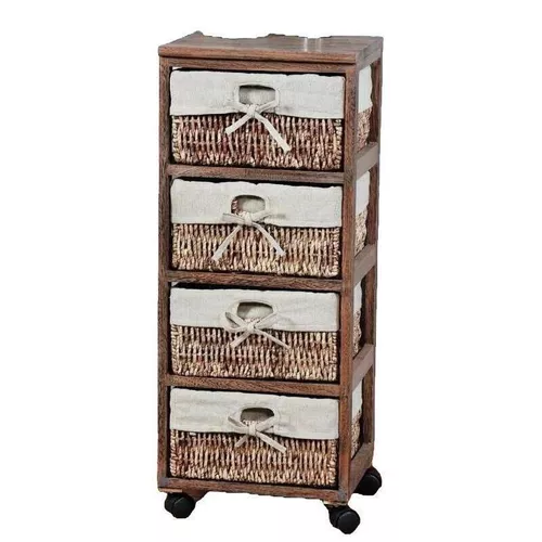 cumpără Comodă Kesper 14216 din lemn cu 4 sertare 34х84х33 în Chișinău 