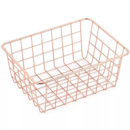 cumpără Accesoriu pentru casă Bisk 08234 Cos pentru baie 24x18x10 FILUM, cupru în Chișinău 