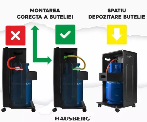 купить Газовый конвектор Hausberg HB-1022NG в Кишинёве 