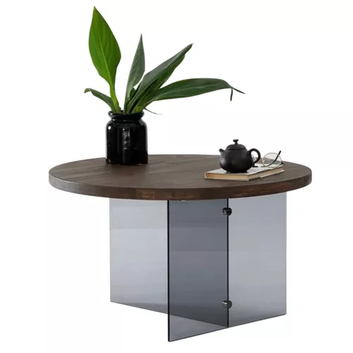 cumpără Măsuţă cafea Trendy Serenity, Nuc, Gri inchis în Chișinău 