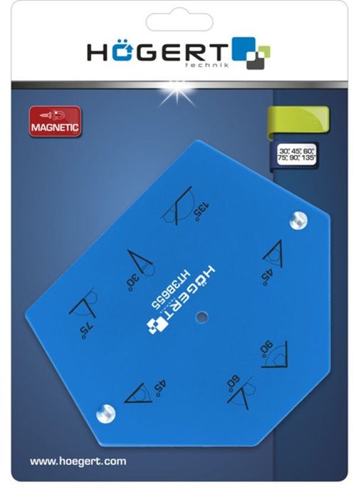 cumpără Suport magnetic pentru sudură Hoegert HT3B656 Magnet hexagonal pentru sudura 22.5kg ,120x90x18mm în Chișinău 