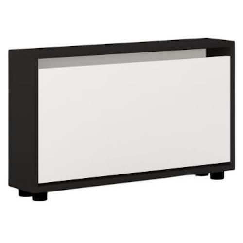 cumpără Raft pentru încălțăminte Mobildor-Lux Leo Slim 100x16x47H cm Anthracite/White în Chișinău 