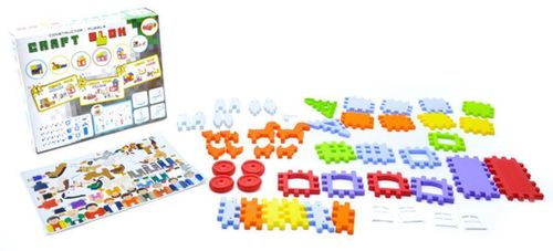 купить Конструктор Maximus MX9176 cu blocuri-kraft și autocolante 77 elem. в Кишинёве 