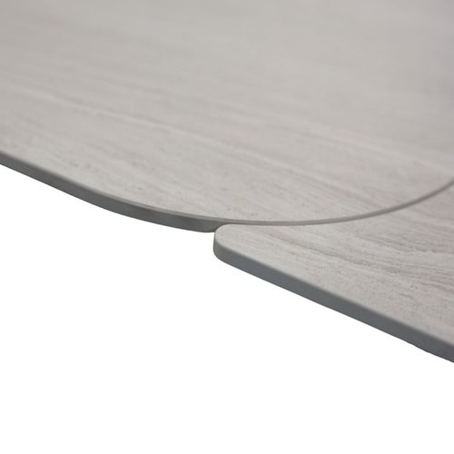 купить Стол Deco Calden 1400-2000x850x760 (HT2598-GN) White (HY-280) в Кишинёве 