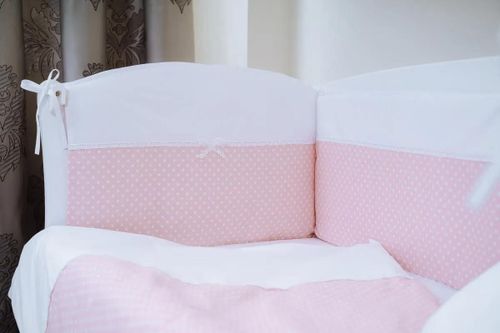 купить Детское постельное белье PernaMea Set lenjerie 8 piese Elegance Buline Roz (PM.100102/2) в Кишинёве 