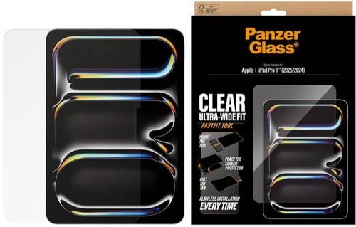 cumpără Sticlă de protecție pentru tabletă PanzerGlass iPad Pro 11" (2024-2025), Ultra-Wide Fit w. Fastfit tool (PG_PG38549) în Chișinău 