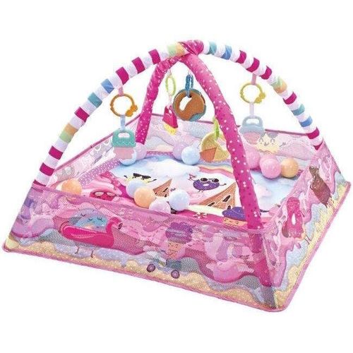 купить Игровой комплекс для детей Kikka Boo 31201010406 Игровой коврик для джунглей с 18 мячами в Кишинёве 