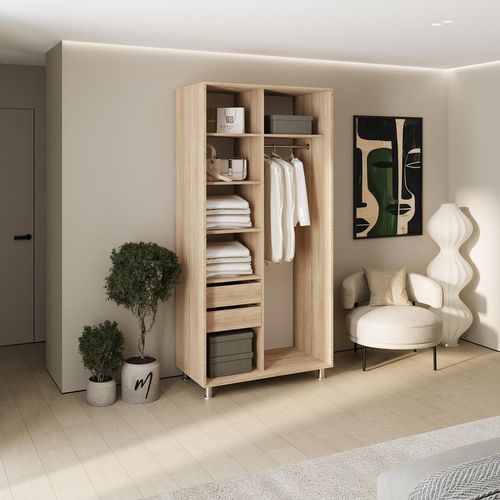 cumpără Dulap my-STYLE C10H0T01BM03-U12, 100x200, дуб сонома în Chișinău 